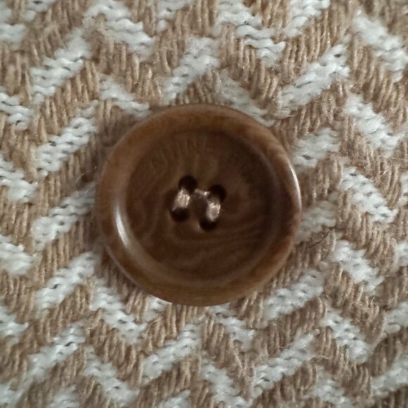 Anine Bing Tan Fishbone Blazer S - Picture 4 of 7